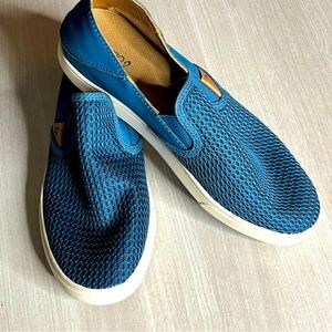 Olu Kai lightweight breathable mesh slip on loafer size 7 1/2.  Pehuea style.